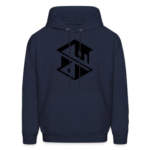 Unreal Estate Records Logo Black - Men's Hoodie