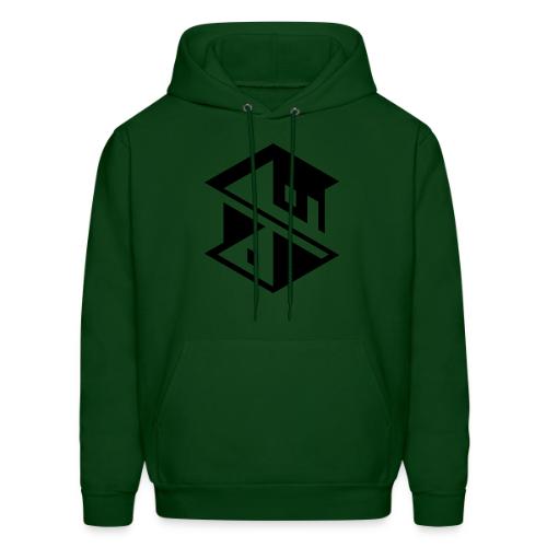 Unreal Estate Records Logo Black - Men's Hoodie