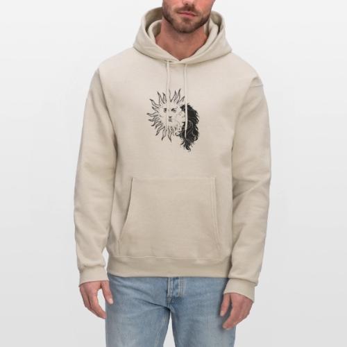Mystical Girl & Sun - Men's Hoodie