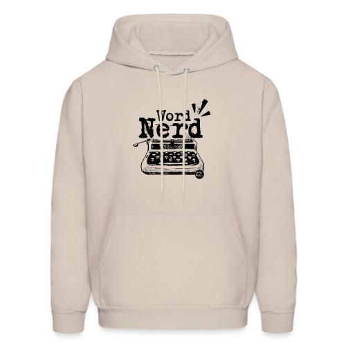 Word Nerd! (black) - Men's Hoodie