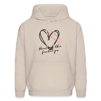 Healing - Men's Hoodie - Sand - Front - Elias (183cm)