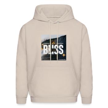 Feel The Bliss - Men's Hoodie - Sand - Front - Elias (183cm)