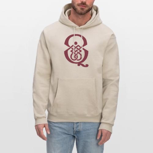 qcpb maroon logo - Men's Hoodie