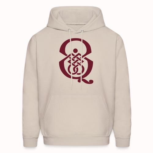 qcpb maroon logo - Men's Hoodie