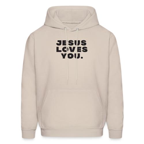 Jesus Loves You - Men's Hoodie