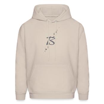 Initial Style: A Edition - Men's Hoodie - Sand - Front - Elias (183cm)