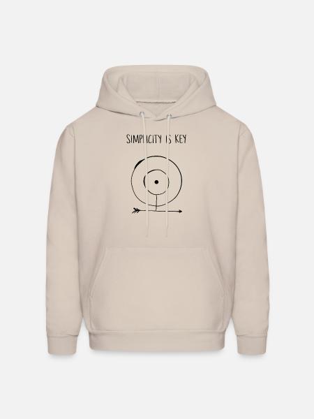 Simplicity - Men's Hoodie - Sand