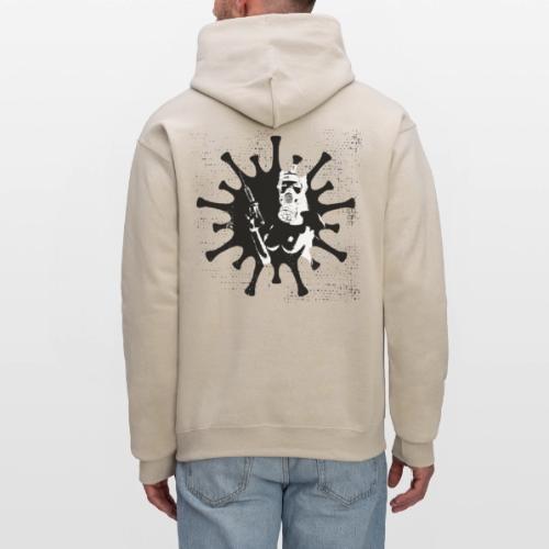 nude nurse / Virus black - Men's Hoodie