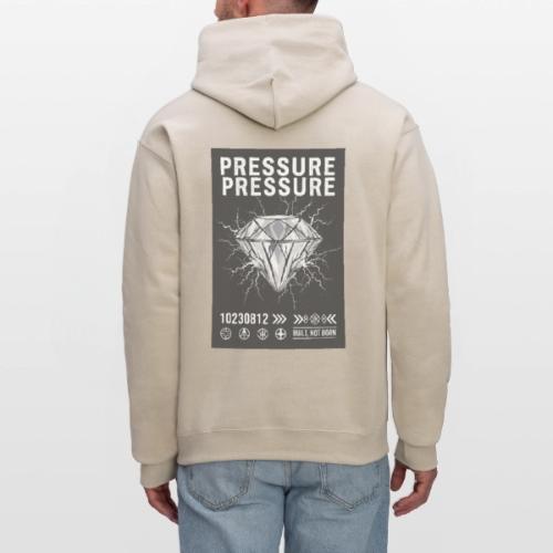 Pressure Made Me Hoodie | Built Not Born Diamond - Men's Hoodie