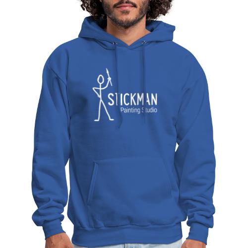 Stickman Logo In White - Men's Hoodie