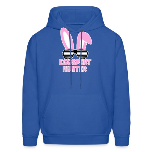Eggspert Hunter Easter Bunny with Sunglasses - Men's Hoodie
