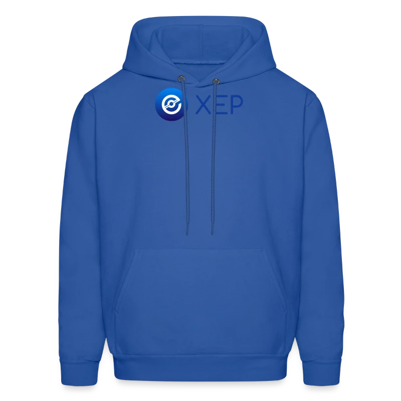 XEP Blue Logo - Men's Hoodie