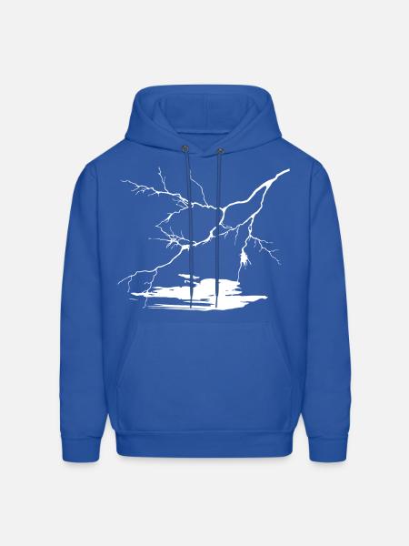 Flash in the night - Men's Hoodie - royal blue