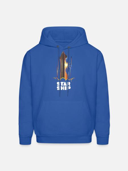 Star Ship Mars - Dark - Men's Hoodie - royal blue