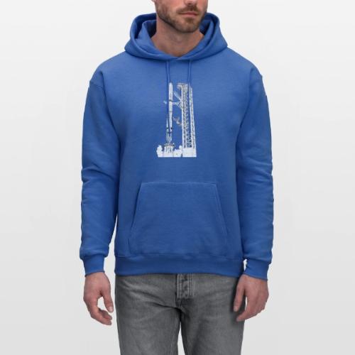 Starship Super-Heavy Lift Launch Vehicle - No Text - Men's Hoodie