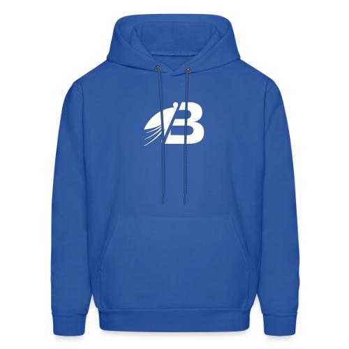 Bluefly Logomark - White - Men's Hoodie