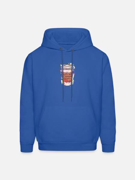 Delulu Dept Canadian Branch Cup - Men's Hoodie - royal blue