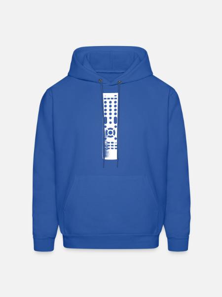 Remote Control Clear - Men's Hoodie - royal blue