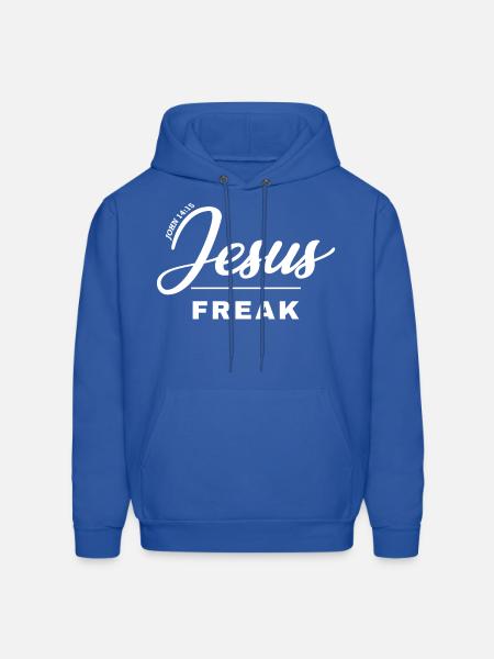 JESUS FREAK - Men's Hoodie - royal blue