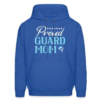 Color Guard Mom - Men's Hoodie - royal blue - Front - Elias (183cm)