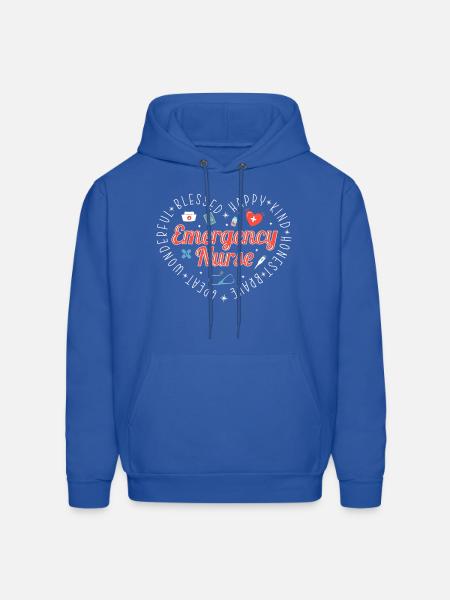 Emergency Nurse - Men's Hoodie - royal blue