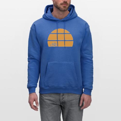 Bicycle Sunset v2 - Men's Hoodie