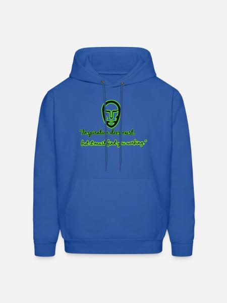 Motivational Quotes - Men's Hoodie - royal blue