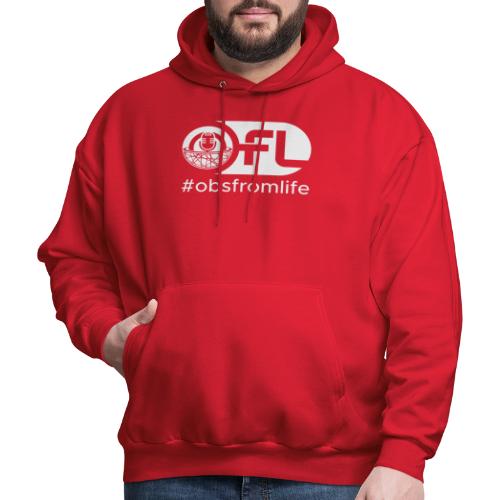 Observations from Life Logo with Hashtag - Men's Hoodie