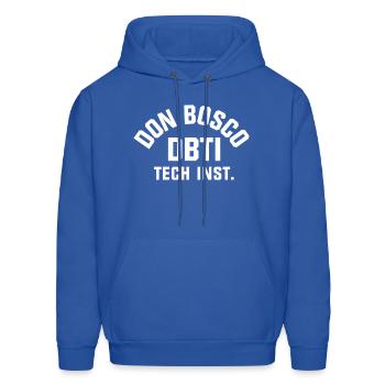 Bosconian Students of St John Bosco - Men's Hoodie - royal blue - Front - Elias (183cm)