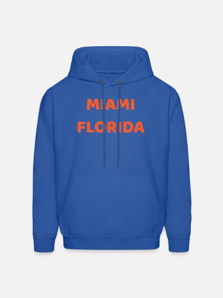Miami Florida - Men's Hoodie - royal blue