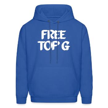 Free top G - Men's Hoodie - royal blue - Front - Elias (183cm)