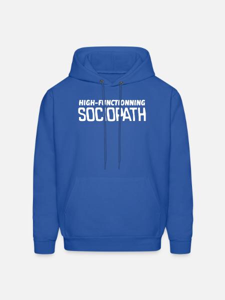 High Functionning Sociopath - Men's Hoodie - royal blue