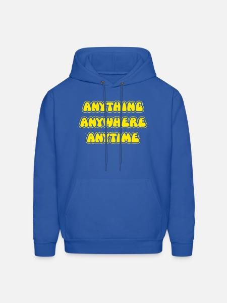 The Goodies Anything Anywhere Anytime - Men's Hoodie - royal blue
