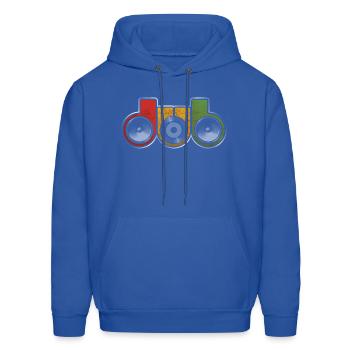 Dub Shirt Original Version - Men's Hoodie - royal blue - Front - Elias (183cm)