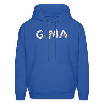 G-Ma Shirt, G-Ma Tshirt, G ma shirt - Men's Hoodie - royal blue - Front - Elias (183cm)