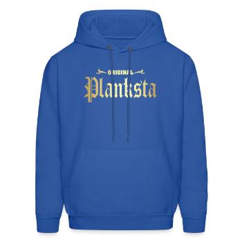 Workout & Co. - Men's Hoodie - royal blue - Front - Elias (183cm)