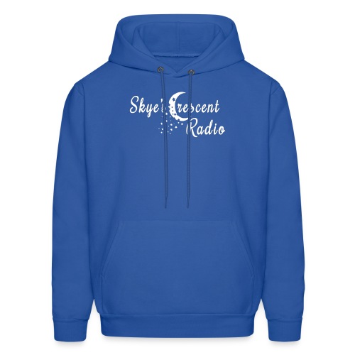 Skye's Crescent Radio Logo White - Men's Hoodie
