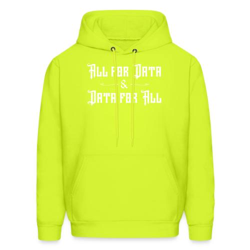 All for Data, Data for All (dark) - Men's Hoodie