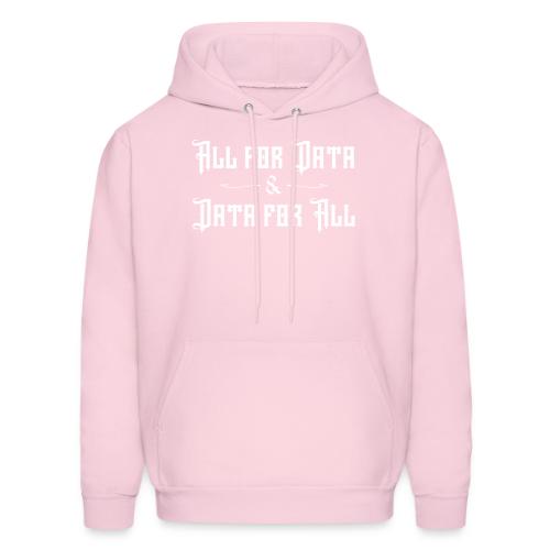 All for Data, Data for All (dark) - Men's Hoodie