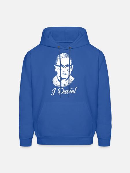 Notorious RBG - I Dissent - Men's Hoodie - royal blue