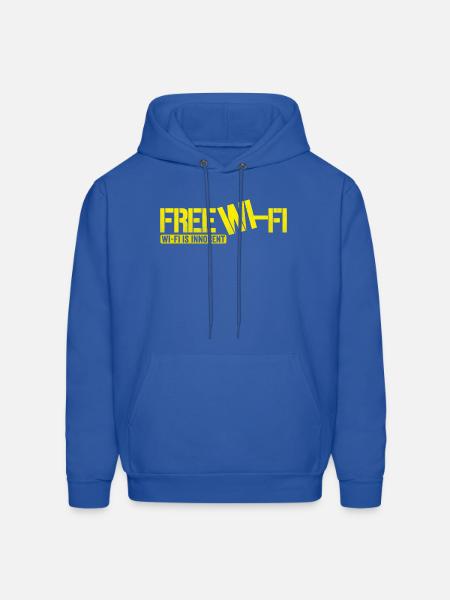 Wi-Fi is Innocent - Men's Hoodie - royal blue
