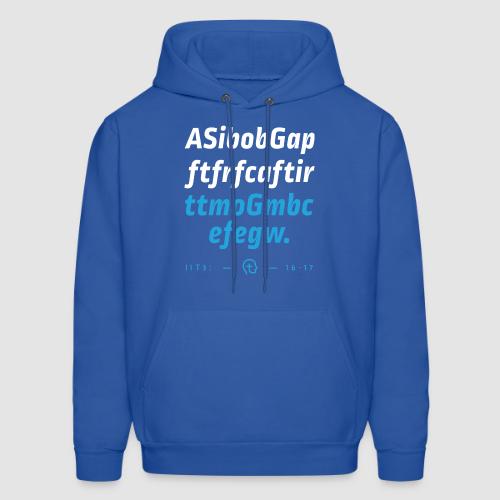 2 Timothy 3:16-17 (ESV) First Letter Method - Men's Hoodie