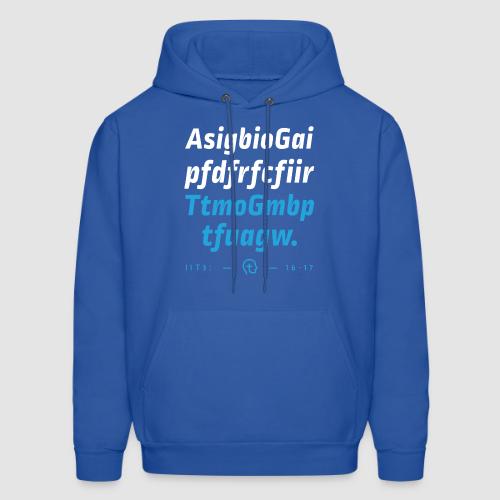 2 Timothy 3:16-17 (KJV) First Letter Method - Men's Hoodie