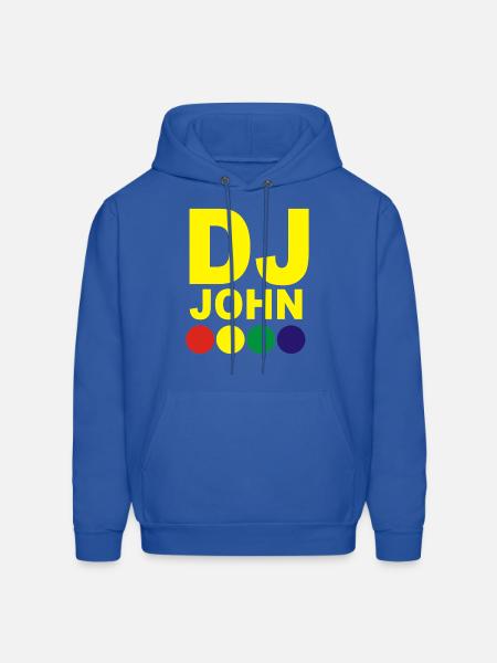 DJ John - Men's Hoodie - royal blue