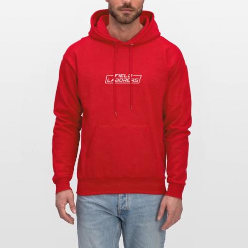 Field Laborer design in white color - Men's Hoodie