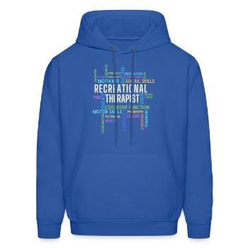 Therapeutic Recreational Therapist Motivation For - Men's Hoodie - royal blue - Front - Elias (183cm)
