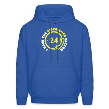 Dispatcher Phone - Men's Hoodie - royal blue - Front - Elias (183cm)