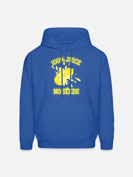 100 juice no seeds Classic - Men's Hoodie - royal blue