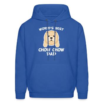 World s Best Chow Chow Dad - Men's Hoodie - royal blue - Front - Elias (183cm)