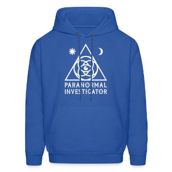 Paranormal Investigator For A Ghost Her - Men's Hoodie - royal blue - Front - Elias (183cm)